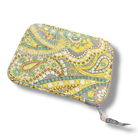 Vera Bradley Tablet Case Lemon Parfait Sleeve iPad Kindle Zippered Pouch 9 x 7" - Picture 3 of 12